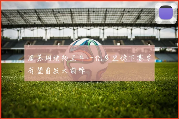道苏姆续约五年一亿多里德下赛季有望首发大前锋